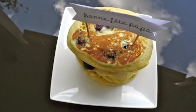 Pancakes aux Myrtilles
