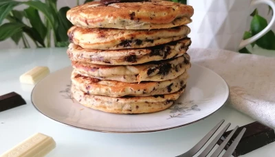 Pancakes aux pépites de chocolat
