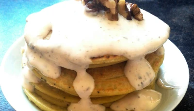 Pancakes citron-pavot sans beurre