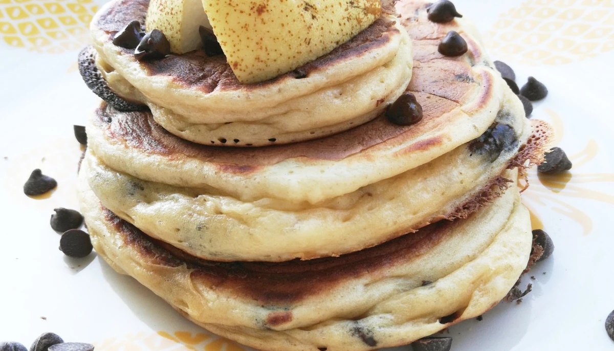 Pancakes légers aux pépites de chocolat