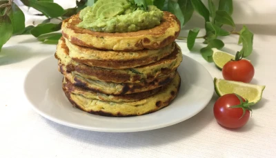 Pancakes ricotta/courgette