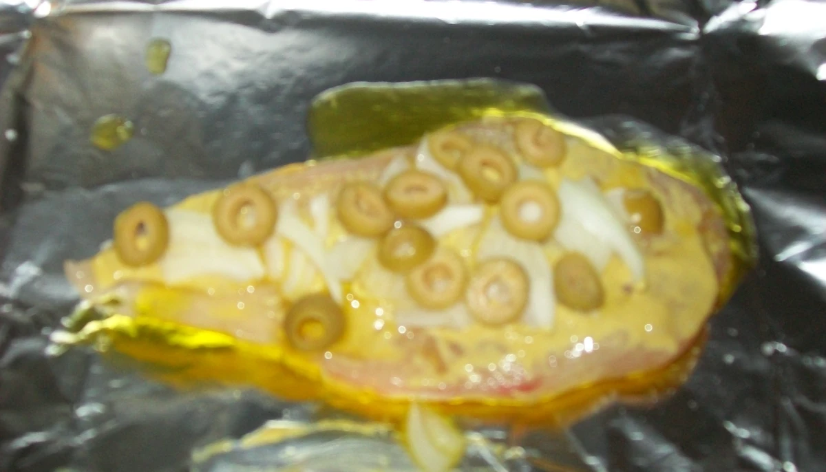 Papillotes de poulet à la moutarde