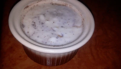 Parfait au miel et à la cannelle