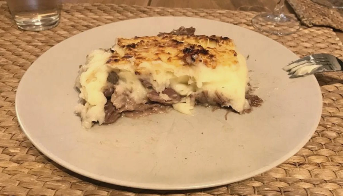 Parmentier de confit de canard