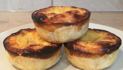 Pastéis de nata allégés
