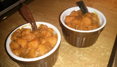 Patate douce salée sucrée à la cannelle