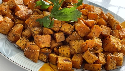 Patates douces épicées au four