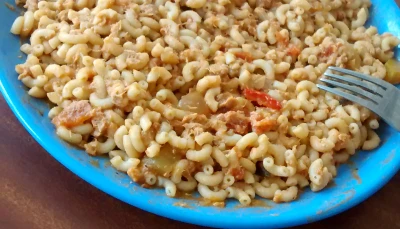 Pâtes à la ratatouille et au thon