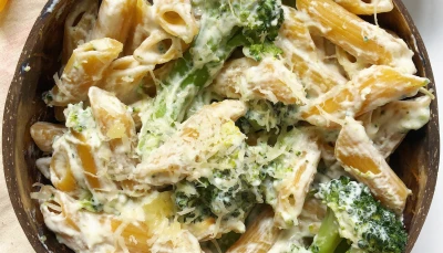 Pâtes au fromage frais