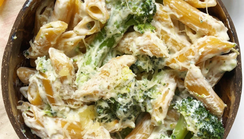 Pâtes au fromage frais