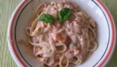 Pâtes au saumon rapido