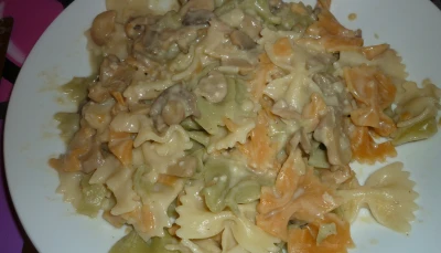 Pâtes aux champigons