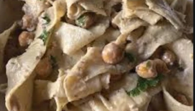 Pâtes aux sardines noix de pécan et mascarpone