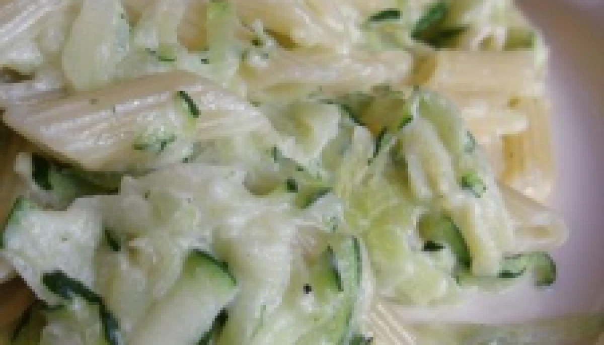 Pâtes courgettes parmesan