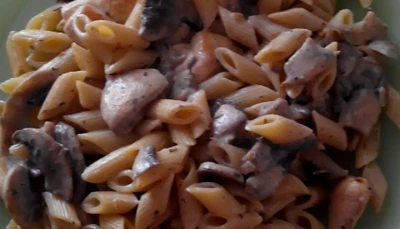 Pâtes sauce moutarde