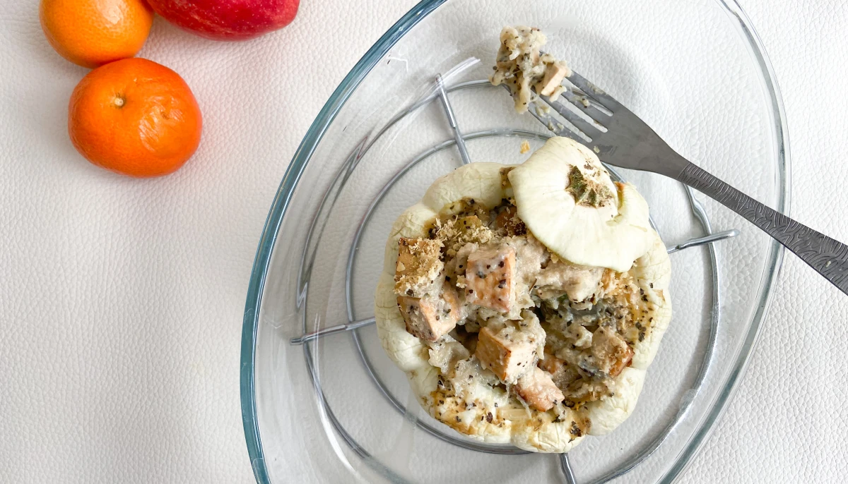 Pâtisson farci Healthy & Vegan