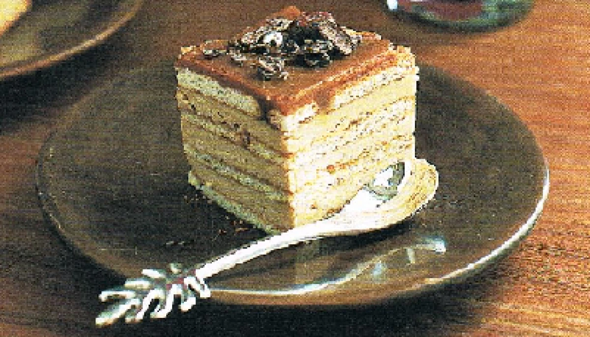 Pavés au petit beurre et au café