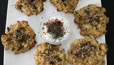 Petites galettes au choux fleurs