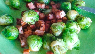 Petits choux au lard