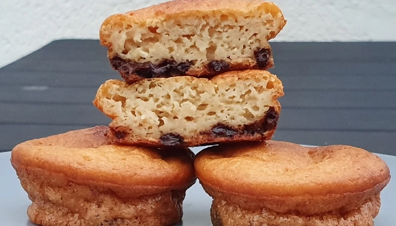 Petits gâteaux moelleux aux pépites de chocolat