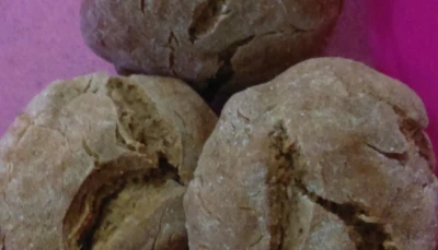 Petits pains complets compote-cannelle !