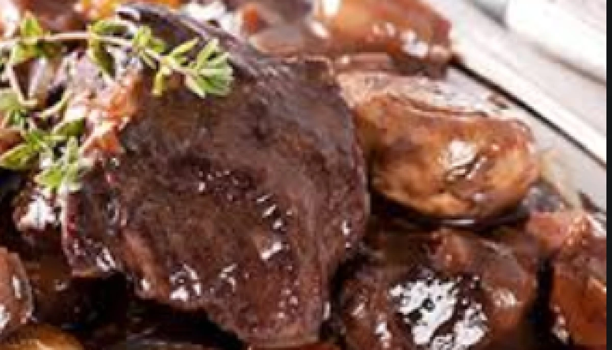 Petits rôtis de foie de veau aux champignons