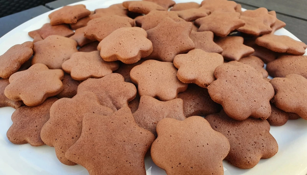 Petits sablés à la poudre de flan d'entremets
