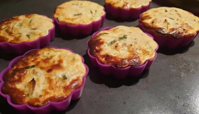 Petits soufflés aux fines herbes
