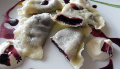 Pierogi aux myrtilles (dessert et goûter polonais)