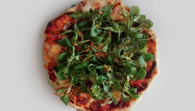 Pizza 100% maison végétarienne