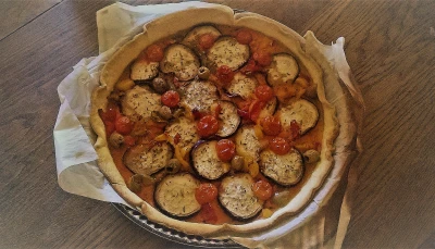 Pizza aux légumes d'été