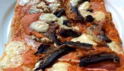 Pizza entièrement maison