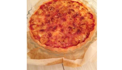Pizza pommes-lardons
