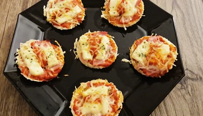 Pizzas revisitées Jambon/Tomme de montagne