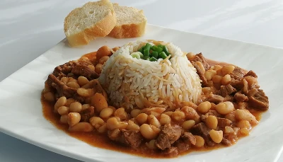 Plat traditionnel turc "kuru fasulye"