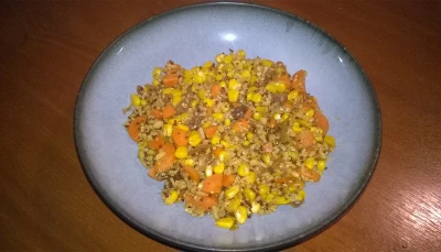Poêlée colorée et quinoa