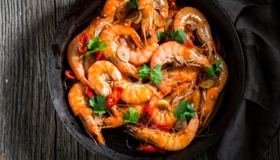 Poêlée de langoustines