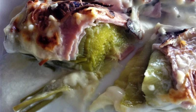 Poireaux gratinés