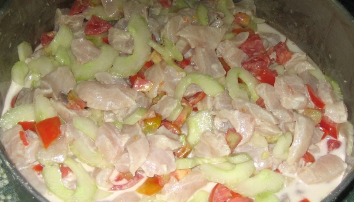 Poisson cru au lait de coco