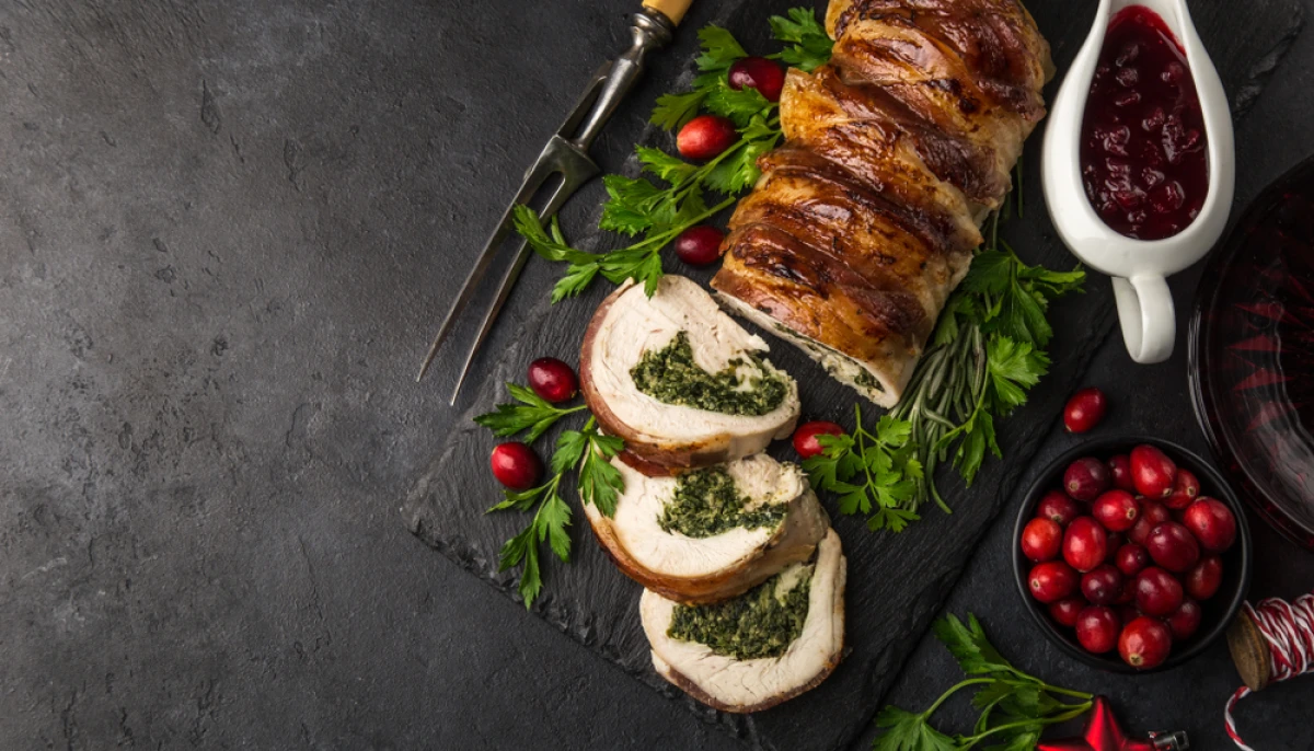 Poitrine de dinde farcie