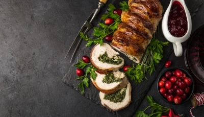 Poitrine de dinde farcie