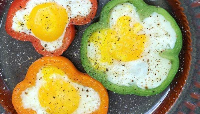 Poivrons aux œufs