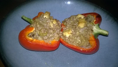 Poivrons farcis vegan