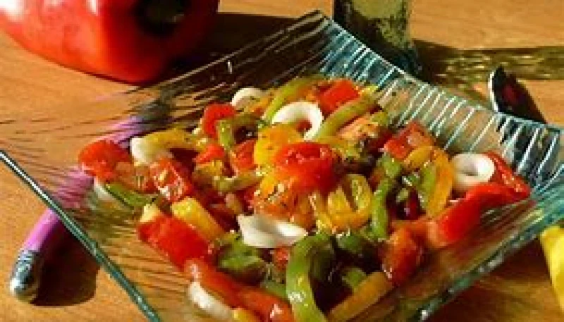 Poivrons grillés et marinés