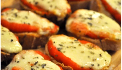 Poivrons-Mozza comme on les veut...