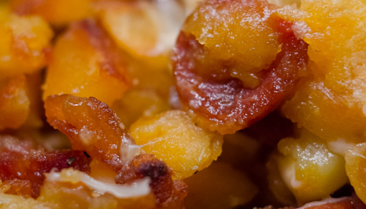 Pommes de terre au chorizo et à l'emmental