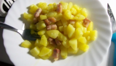 Pommes de terre aux lardons