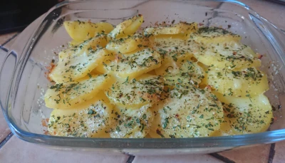Pommes de terre boulangères au parmesan