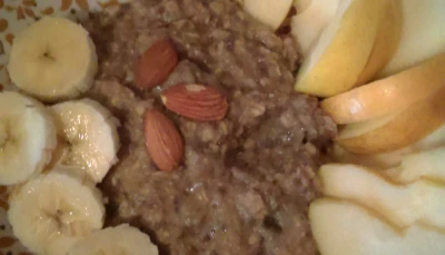 Porridge compote cannelle de l'automne !