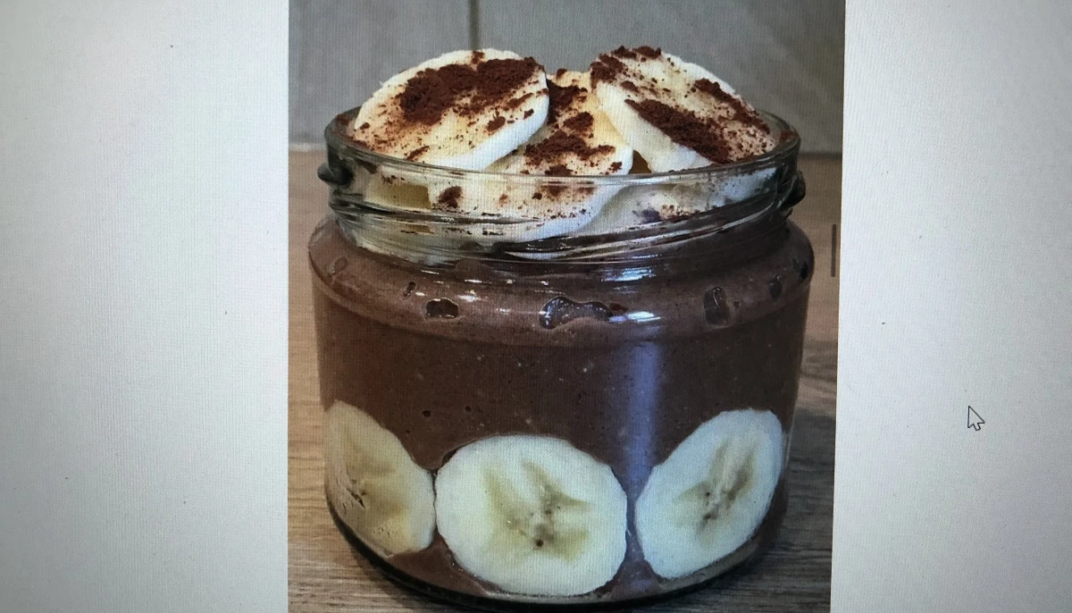 Porridge jar chocolat-banane